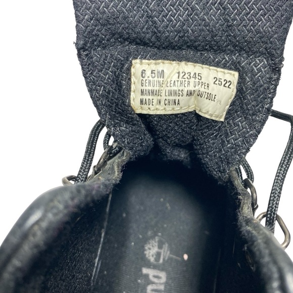 Timberland Men's Black Leather Boots - Picture 7 of 11